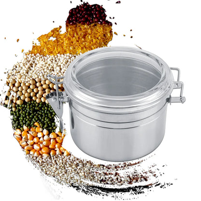 Stainless Steel Coffee Container Vacuum Sealed Storage Jar for Sugar Tea Bean Coffee Container Stainless Steel Coffee Container