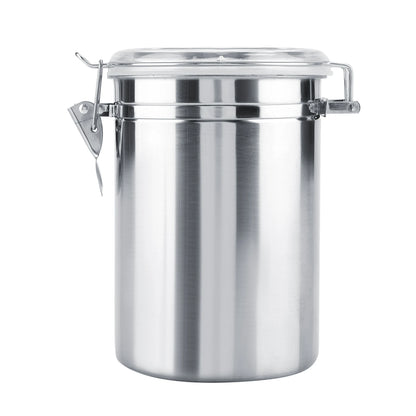 Stainless Steel Coffee Container Vacuum Sealed Storage Jar for Sugar Tea Bean Coffee Container Stainless Steel Coffee Container