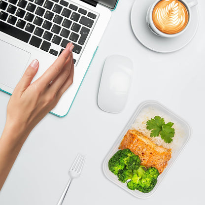 5 Pack Glass Container (34Oz) + 50 Pack Plastic Container