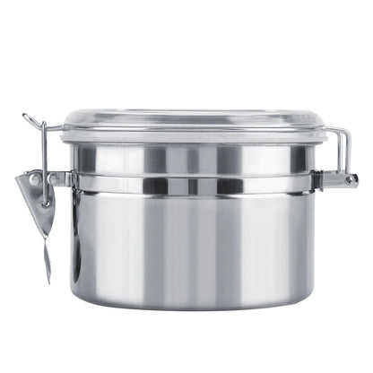 Stainless Steel Coffee Container Vacuum Sealed Storage Jar for Sugar Tea Bean Coffee Container Stainless Steel Coffee Container